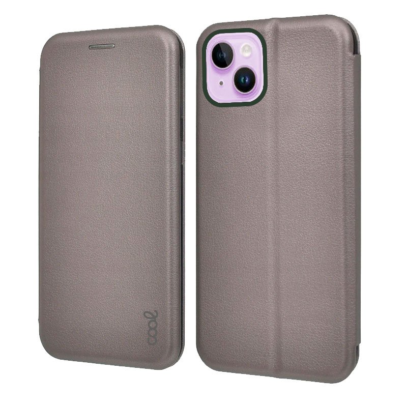 Funda COOL Flip Cover para iPhone 14 Elegance Plata - Image 5