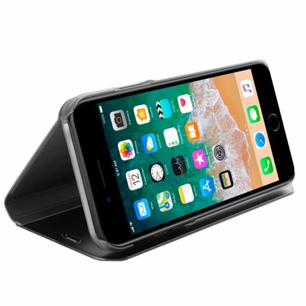 Funda COOL Flip Cover para iPhone 7 Plus / iPhone 8 Plus Clear View Negro - Image 2