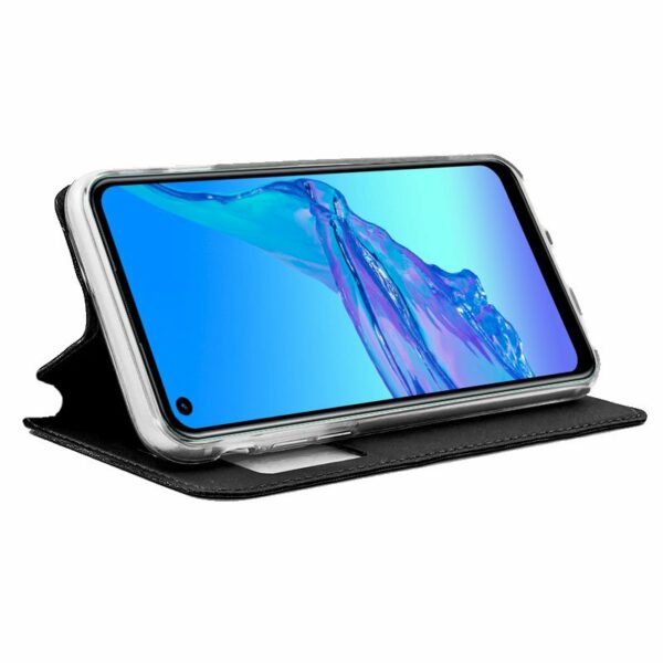 Funda COOL Flip Cover para Oppo A53 / A53s Liso Negro - Image 2