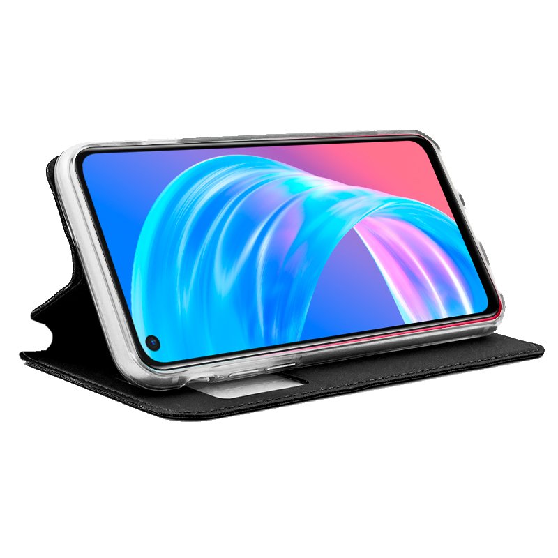 Funda COOL Flip Cover para Oppo A73 5G Liso Negro - Image 2