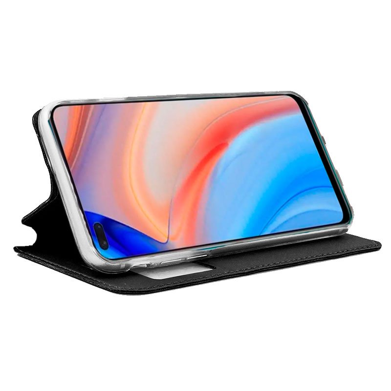 Funda COOL Flip Cover para Oppo Reno 4 Pro Liso Negro - Image 2