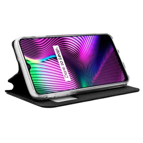 Funda COOL Flip Cover para Realme 7i / C25s Liso Negro - Image 2