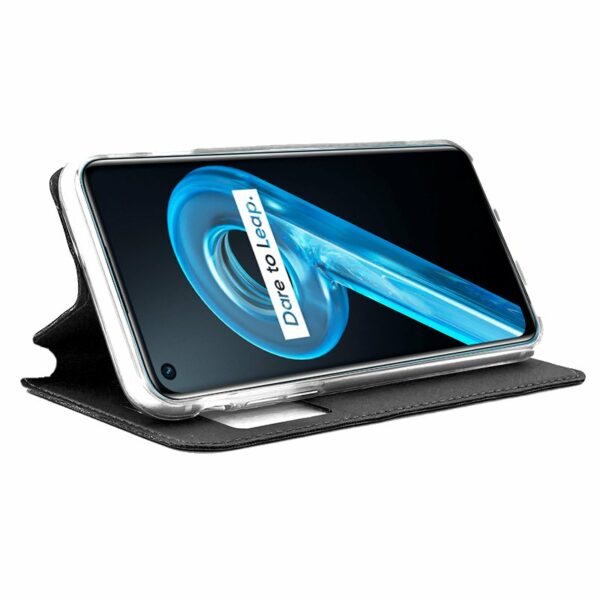 Funda COOL Flip Cover para Realme 9i / Oppo A76 / A96 Liso Negro - Image 2