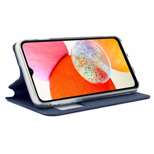 Funda COOL Flip Cover para Samsung A145 Galaxy A14 / A14 5G Liso Azul - Image 2