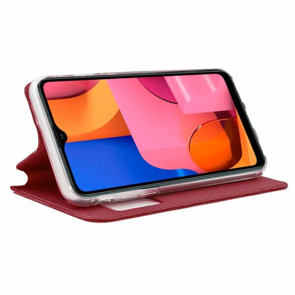 Funda COOL Flip Cover para Samsung A207 Galaxy A20s Liso Rojo - Image 2