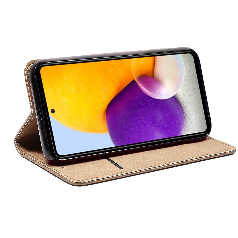 Funda COOL Flip Cover para Samsung A725 Galaxy A72 Liso Beige - Image 2