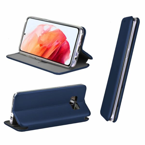 Funda COOL Flip Cover para Samsung G990 Galaxy S21 Elegance Marino - Image 2