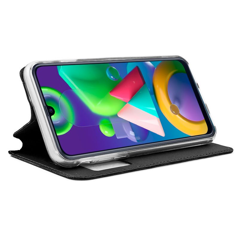 Funda COOL Flip Cover para Samsung M215 Galaxy M21 Liso Negro - Image 2