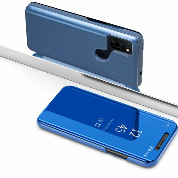 Funda COOL Flip Cover para Samsung M215 Galaxy M21 / M31 Clear View Azul - Image 3