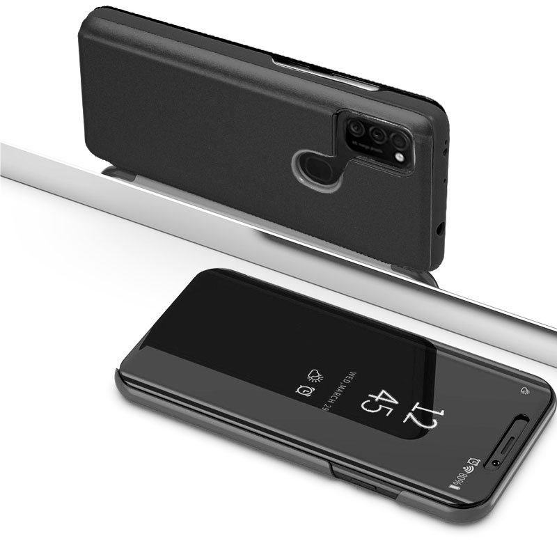 Funda COOL Flip Cover para Samsung M215 Galaxy M21 / M31 Clear View Negro - Image 3