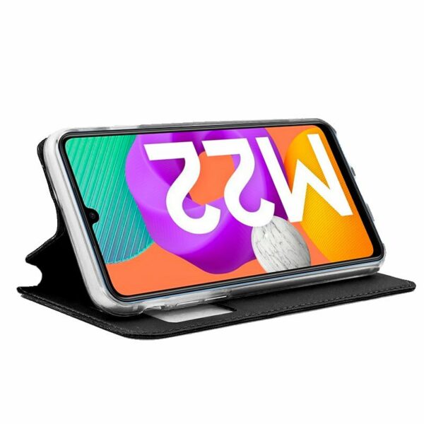 Funda COOL Flip Cover para Samsung M225 Galaxy M22 / M32 Liso Negro - Image 2