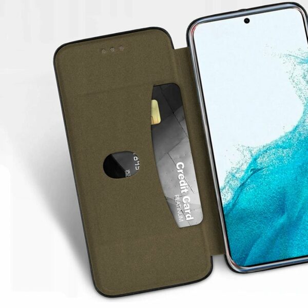 Funda COOL Flip Cover para Samsung S901 Galaxy S22 Elegance Plata - Image 5