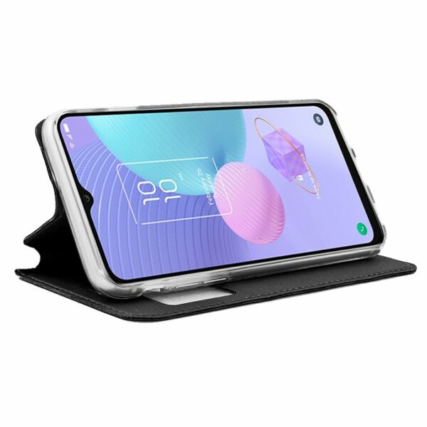 Funda COOL Flip Cover para TCL 405 / 408 Liso Negro - Image 2