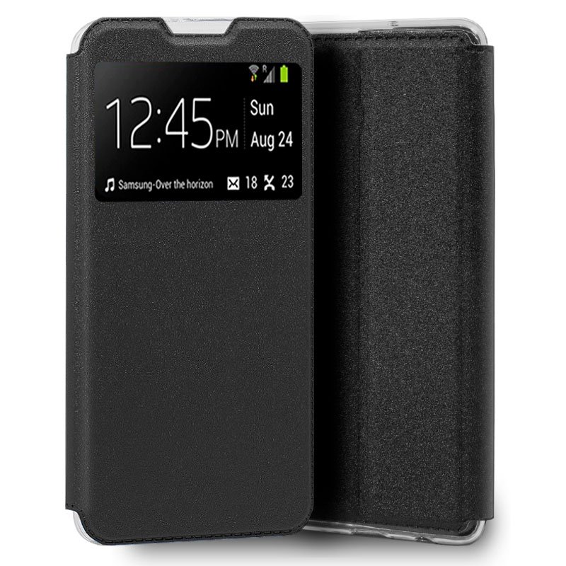 Funda COOL Flip Cover para Wiko Y81 Liso Negro