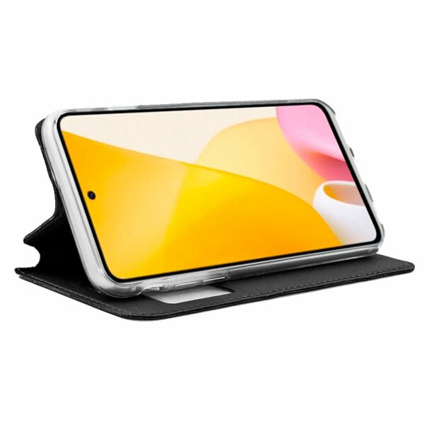 Funda COOL Flip Cover para Xiaomi 12 Lite Liso Negro - Image 2