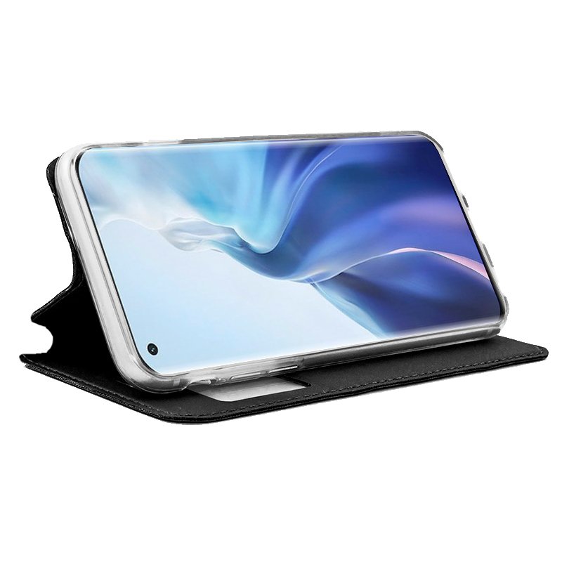 Funda COOL Flip Cover para Xiaomi Mi 11 / Mi 11 Pro Liso Negro - Image 2