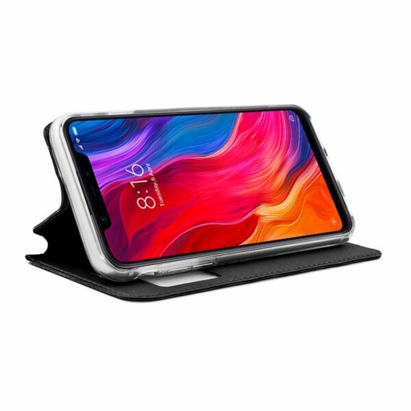 Funda COOL Flip Cover para Xiaomi Mi 8 / Mi 8 Pro Liso Negro - Image 2