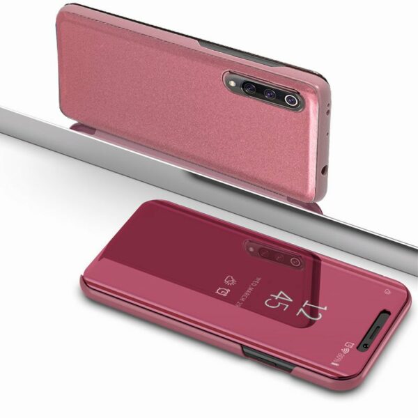Funda COOL Flip Cover para Xiaomi Mi A3 Clear View Rosa - Image 3
