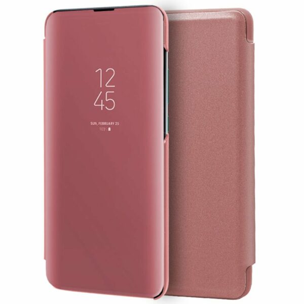Funda COOL Flip Cover para Xiaomi Mi A3 Clear View Rosa