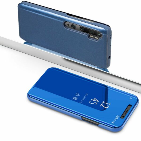 Funda COOL Flip Cover para Xiaomi Mi Note 10 / Mi Note 10 Pro Clear View Azul - Image 3