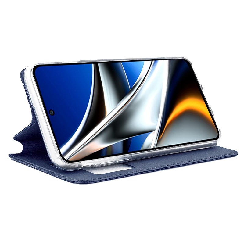 Funda COOL Flip Cover para Xiaomi Poco X4 Pro 5G Liso Azul - Image 2