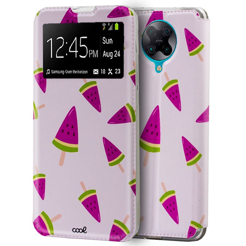 Funda COOL Flip Cover para Xiaomi Pocophone F2 Pro Dibujos Sandía