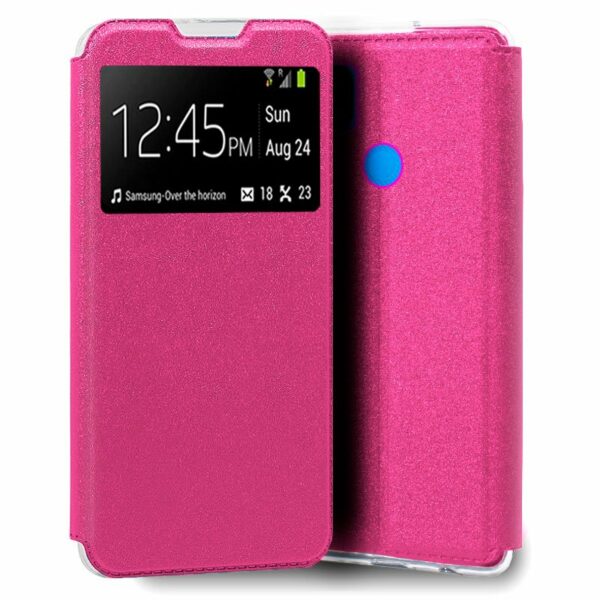 Funda COOL Flip Cover para Xiaomi Redmi 9C / 10A Liso Rosa