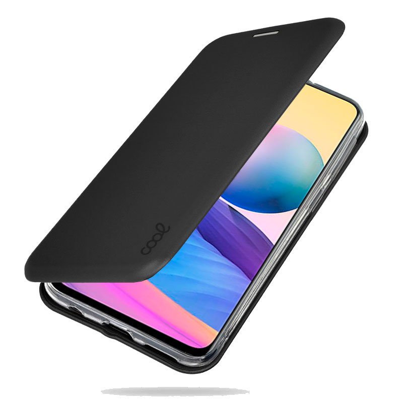 Funda COOL Flip Cover para Xiaomi Redmi Note 10 5G / Pocophone M3 Pro 5G Elegance Negro - Image 3