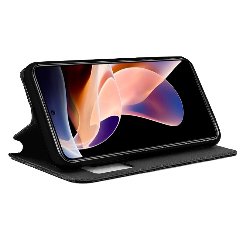 Funda COOL Flip Cover para Xiaomi Redmi Note 11 Pro / Note 11 Pro 5G / Note 12 Pro 4G Liso Negro - Image 2