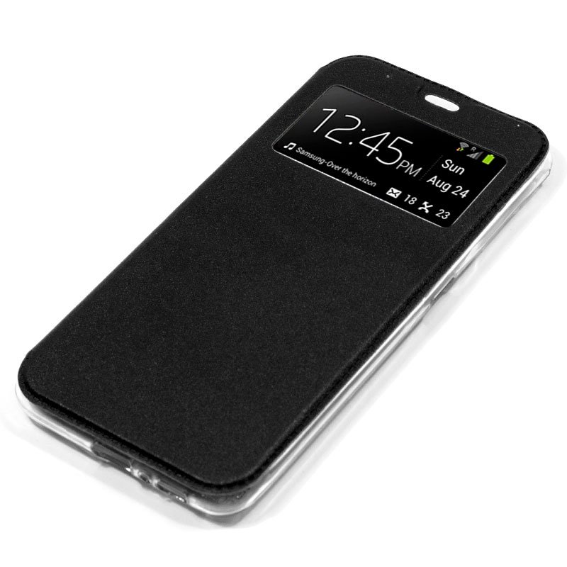 Funda COOL Flip Cover para ZTE Blade A31 Lite / A3 (2019) Liso Negro - Image 3