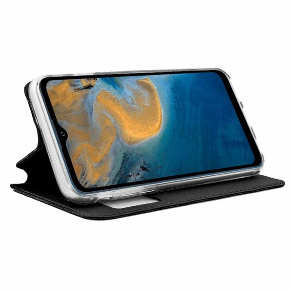 Funda COOL Flip Cover para ZTE Blade A51 Liso Negro - Image 2