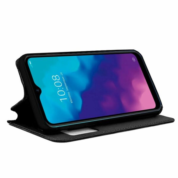 Funda COOL Flip Cover para ZTE Blade V30 Vita Liso Negro - Image 2