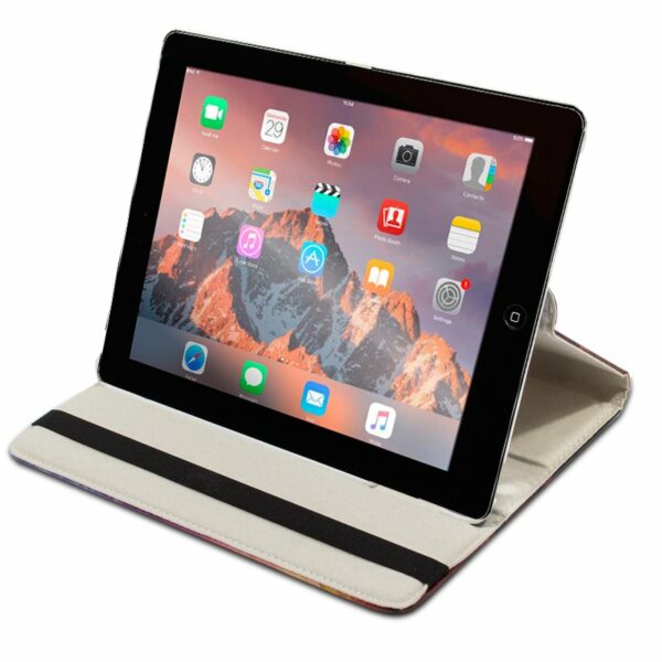 Funda COOL para iPad 2 / iPad 3 / 4 Giratoria Polipiel Dibujos Aloha (Soporte) - Image 3