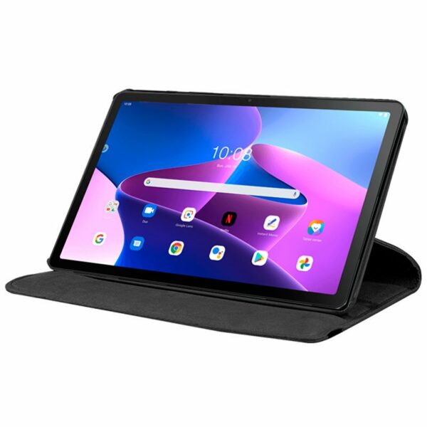 Funda COOL para Lenovo Tab M10 Gen 3 Polipiel Liso Negro - Image 2
