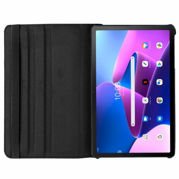 Funda COOL para Lenovo Tab M10 Gen 3 Polipiel Liso Negro - Image 4
