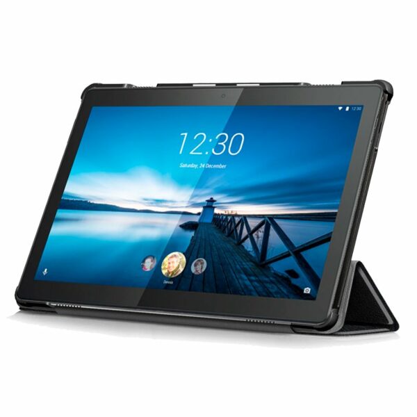 Funda COOL para Lenovo Tab M10 (TB-X505F / TB-X605F) Polipiel Liso Negro 10.1 pulg - Image 4