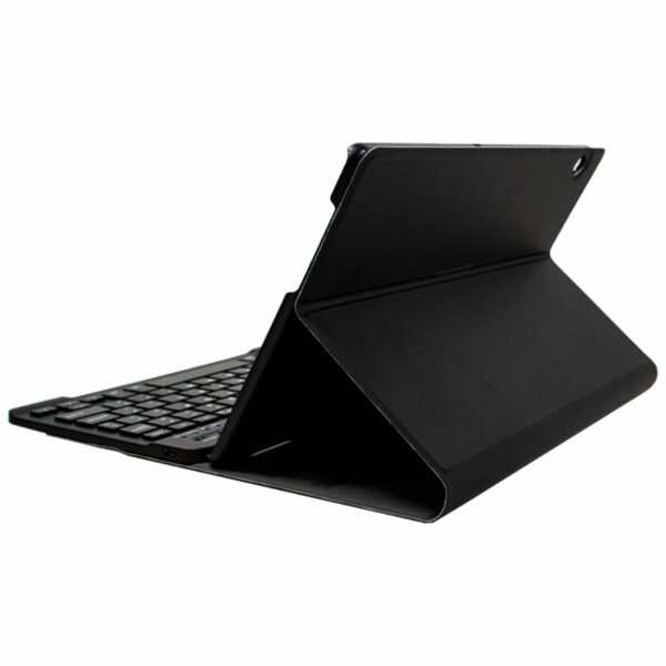 Funda COOL para Samsung Galaxy Tab A7 T500 / T503 / T505 Polipiel Liso Negro Teclado Bluetooth 10.4 Pulg - Image 2
