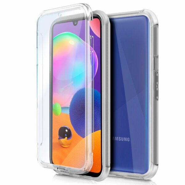 Funda COOL Silicona 3D para Samsung A315 Galaxy A31 (Transparente Frontal + Trasera)