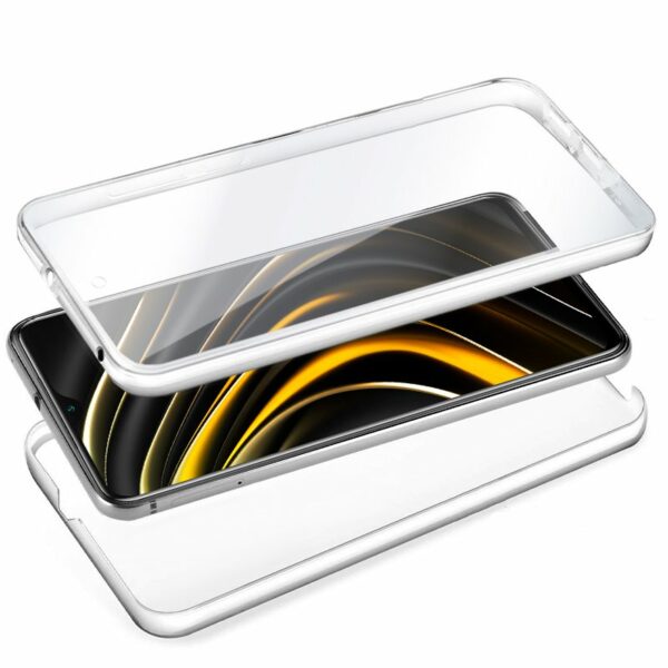 Funda COOL Silicona 3D para Xiaomi Pocophone M3 (Transparente Frontal + Trasera) - Image 2