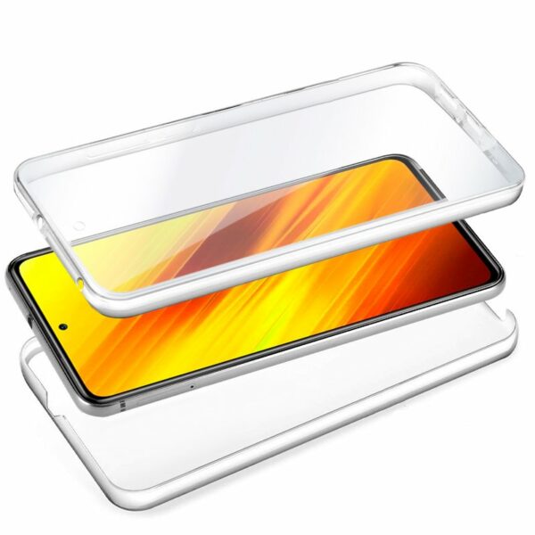 Funda COOL Silicona 3D para Xiaomi Pocophone X3 / X3 Pro (Transparente Frontal + Trasera) - Image 2