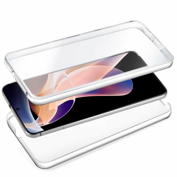 Funda COOL Silicona 3D para Xiaomi Redmi Note 11 Pro / Note 11 Pro 5G / Note 12 Pro 4G (Transparente Frontal + Trasera) - Image 2
