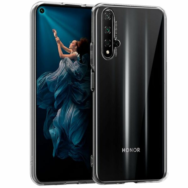 Funda COOL Silicona para Huawei Nova 5T / Honor 20 (Transparente)