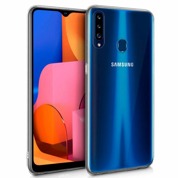 Funda COOL Silicona para Samsung A207 Galaxy A20s (Transparente)