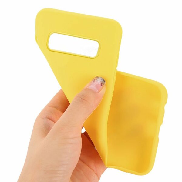 Funda COOL Silicona para Samsung G973 Galaxy S10 (Amarillo) - Image 2