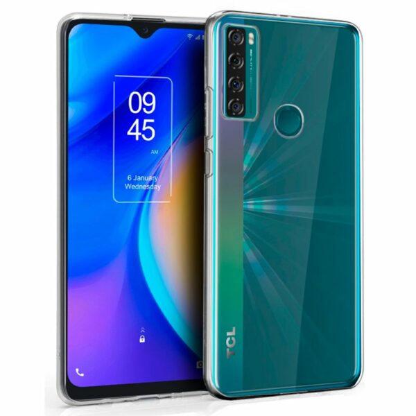Funda COOL Silicona para TCL 20 SE (Transparente)