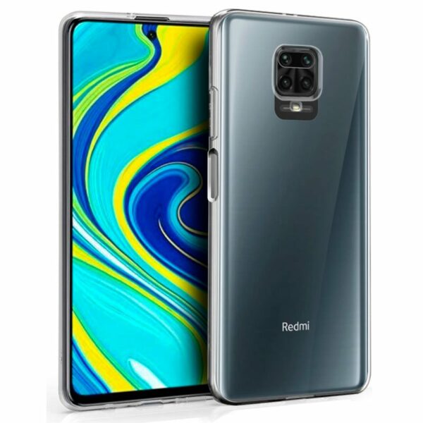 Funda COOL Silicona para Xiaomi Redmi Note 9S / Note 9 Pro (Transparente)
