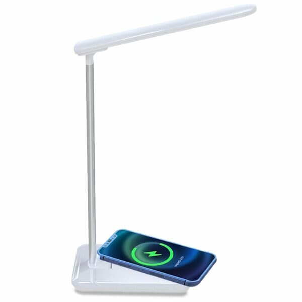 Lámpara LED con Base Carga Inalámbrica Qi COOL Fold Blanco - Image 2