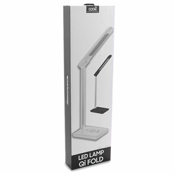 Lámpara LED con Base Carga Inalámbrica Qi COOL Fold Blanco - Image 4