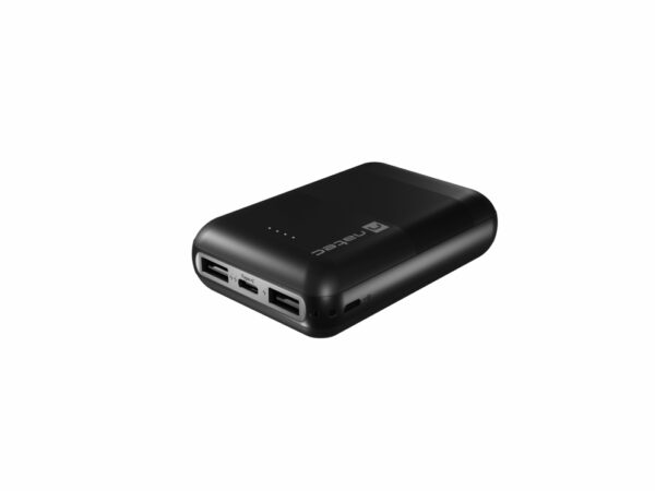 POWER BANK NATEC TREVI COMPACT 10.000 mAh 2xUSB 2.1A 1xUSB-C NEGRO