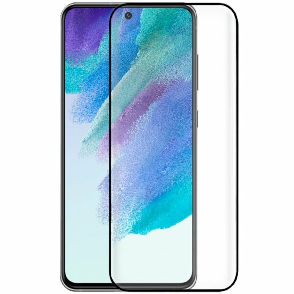 Protector Pantalla Cristal Templado COOL para Samsung G990B Galaxy S21 FE (FULL 3D Negro)